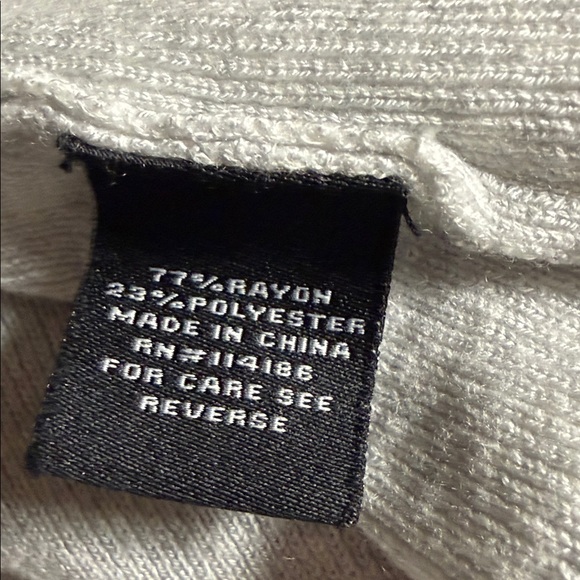 VERVE AMI Light Gray Open-Front Cardigan with Pockets LARGE - Picture 5 of 5